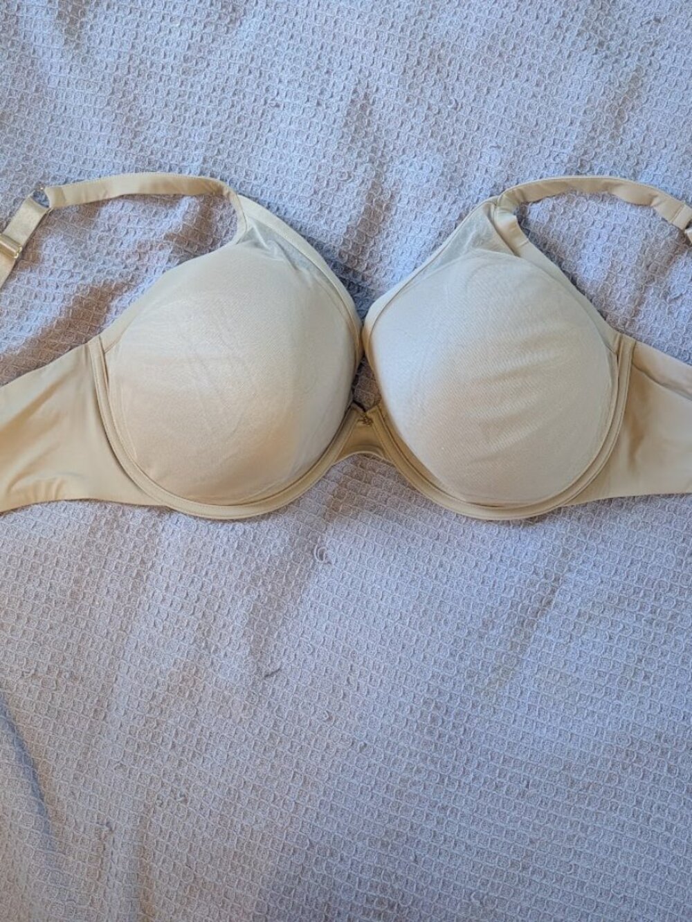 ThirdLove 38F 24/7 Classic Uplift Plunge Bra – Warm Taupe – Excellent